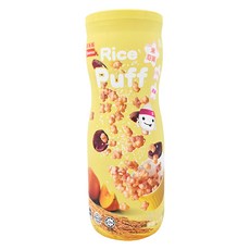 Nnutrinini 脆妮妮 米泡芙 自然雜糧香甜 無糖無香料色素 寶寶食用少負擔, 南瓜紫薯, 42g, 1瓶