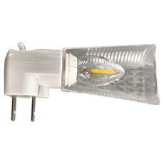 朝日電工 LED 格菱直立式手動小夜燈 LED-195S, 白色, 1個