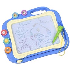 oz 玩具宇宙磁鐵素描板 藍色 1個 35.5*3.3*28.5cm