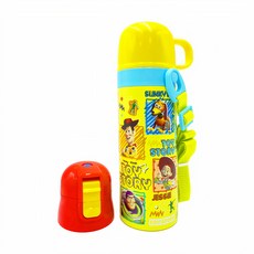Skater 不鏽鋼直飲保溫水壺 附杯蓋組, ToyStory, 430ml, 1個