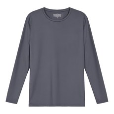 BOHRHOO ZeroFeel Spliced LS Tee 零感 拼接 速乾 長袖, 深灰