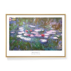 BOLUO GALLERY 菠蘿選畫所 莫內 睡蓮II AVAR4624D, 木色