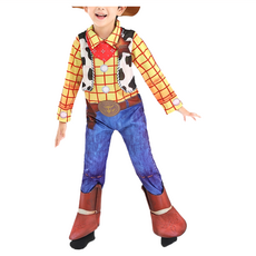 萬聖節玩具總動員表演服 胡迪連身褲+領巾+不織布帽, 胡迪警長, 1組