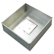 Cakeland 方型蛋糕模 CL2362 鋼鐵材質 日本製造, 24 x 24 x 6cm, 1個