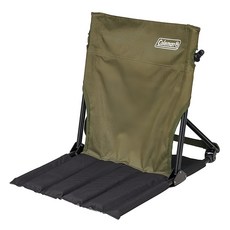Coleman 緊湊地板椅 野餐郊遊必備 大人小孩同坐 最大承載重量約80kg, 綠橄欖, 1個