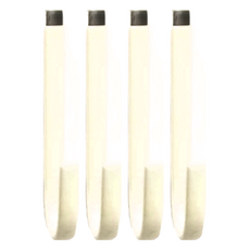 門後掛勾 強力承重 採用優選金屬製成 單勾/雙勾, 白色, 4個