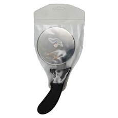 土耳其 ABM 專業披薩刀輪 10cm, 黑 + 不鏽鋼色, 1個