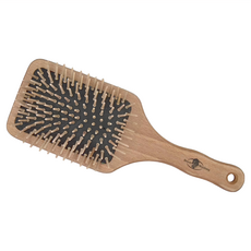 Braun Wettberg 珀薇 德國製FSC好好握方形大木齒氣墊梳 50g, 原木色, 1個