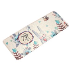 Cotton Field 棉花田傢飾 法蘭絨印花防滑走道毯 - 米兔花園, 108 x 39cm