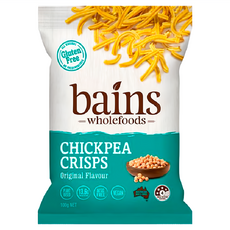 bains wholefoods 鷹嘴豆脆片 原味 無麩質, 100g, 1包