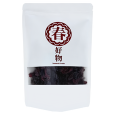 春哥好物 台東洛神花蜜餞 - 酸甜Q彈 天然健康零食, 240g, 1包