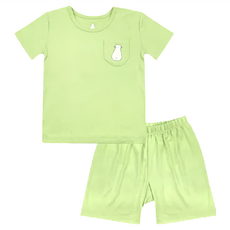 baa baa sheepz 抱抱羊 兒童款 短袖糖果套裝 95% 嫘縈(竹纖維) + 5% 彈性纖維