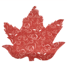 Ideal Wrapping 毅典 楓葉麻糬葉 L120 200張±1% 耐熱-20℃~220℃, 紅楓葉, 1包