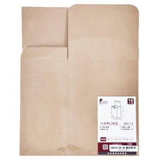 博美包裝 牛皮無印紙盒 10入 台灣製, 10.1 x 6.8 x 15.1cm, 棕色, 1包