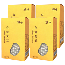 台灣源味本舖 台灣黃豆, 非基因改造, 沒有噴灑落葉劑, 富含植物高蛋白, 400g, 4盒