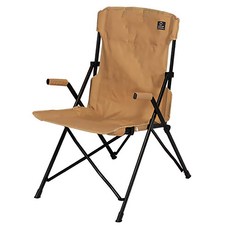 QUICKCAMP 舒適人體工學高背單椅 QC-HFC, 沙色, 1個
