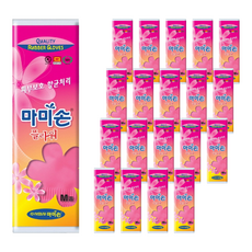 Mamison 橡膠手套, M(35 x 21cm), 粉色, 20雙