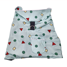 SassyDog 胸背衣 菱格風, 綠色, 1個