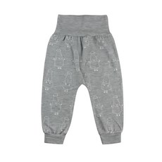 baa baa sheepz 抱抱羊 Bamboo Long Pants 護肚褲, 18-24個月, 可折疊腰部設計, M, 灰色