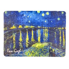 Van Gogh 梵谷藝術餐墊, 40 x 30cm, 梵谷 隆河上的星夜, 1個