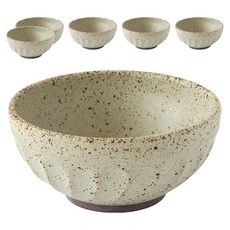 JUST HOME 沐境手感陶瓷飯碗 573301B, 1組, 白色, 飯碗