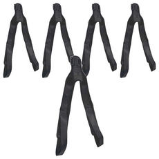 理享家 隱形防駝背姿勢矯正帶 黑色 S 號 - 輕巧舒適, 5個