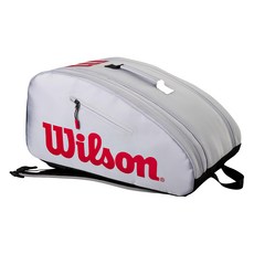 Wilson SUPER TOUR BAG 匹克球球拍袋, 白色, 1個