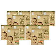 NATURE LOVE MERE 獨立包裝新生兒棉花棒 80支, 12盒