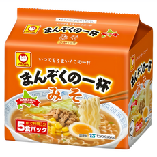 東洋水產 五入包麵 味噌, 1袋