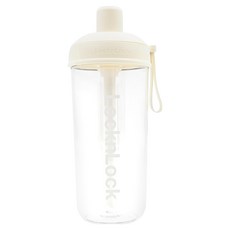 LocknLock 樂扣樂扣 嚼對搖搖吸管杯, 白色, 700ml, 1個