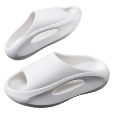 bebehome 舒適厚底時尚外出拖鞋, EVA材質, 多色可選, 38~39cm, 白色