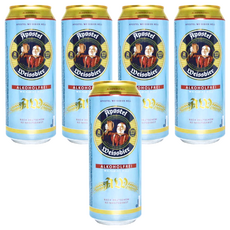 Apostel Weissbier 小麥啤酒風味飲, 無酒精, 口感清爽, 素食可飲用, 500ml, 5罐