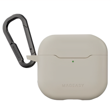 MAGEASY Skin 耳機保護殼 星光白 AirPods 4, 1個