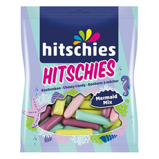 hitschies 希趣樂 美人魚脆皮水果軟糖 藍紫, 125g, 1包
