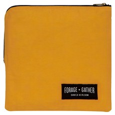 NOW 點心便當袋 總長20.5cm 便攜式午餐包, 1個, 芥黃