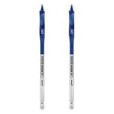 BOSCH 博世 台灣公司貨 木工用快速扁平鑽頭 2608900310 152 x 8mm, 2支