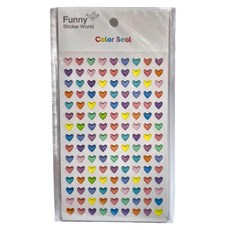 FUNNY STICKER 浮凸貼紙 3張, 15S-T917, 1組, 多色