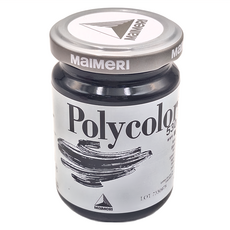 MaIMeRI 美利 POLYCOLOR重稠壓克力 530 BLACK黑色, 140ml, 1色