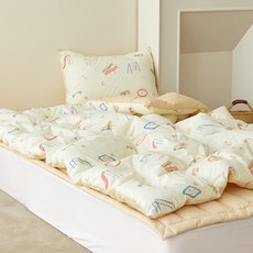 maatila Dear friend系列 高密度兒童棉被 白色, Ground 白色