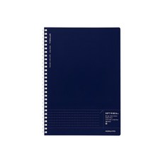 KOKUYO 國譽 SOFT 線圈B5筆記本Biz 點線 40頁 #2399, 藍色, 1本