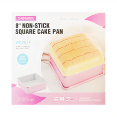 CHEFMADE 學廚 不粘 深款正方形烤盤 WK9819 玫瑰金, 1個