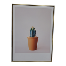 小鮮綠 跟著感覺走 PS環保樹脂框+油画布+松木內框 台灣製造, 金色