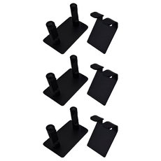 拍平方 輕奢吹風機架, 太空鋁, 黑色, 收納, 3個