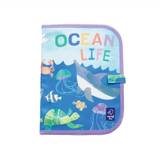 Jaq Jaq Bird 多功能用餐繪畫墊 附贈Butterstix, 海洋生物, 1個