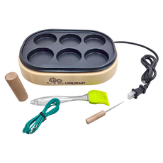 LION HEART 獅子心 LCM-125 古早味紅豆餅機 附油刷/料理食譜/攪棒及叉子