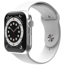 SINJIMORU 矽膠錶帶, 白色, 1條