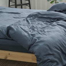 BUHO 布歐 素面文青300織 TENCEL™ 100%萊賽爾纖維(60s) 雙人床包被套四件組