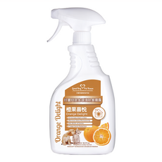 GBPH 好寶貝 居家環境除臭噴霧 橙果喜悅, 24小時不間斷奈米隱形保護層機制, 酒精添加, 防護再強化, 加速乾燥, 輕鬆破壞有害因子, 搞定頑強寵味, 500ml, 1瓶