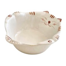 歐陸瓷具 手繪貓貓系列 A款萌貓盤 高溫燒製, 1個