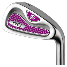 TTYGJ 高爾夫 女用 7號鐵桿 練習桿, 碳纖維桿身，橡膠握把，長度36英寸, R, 7號
